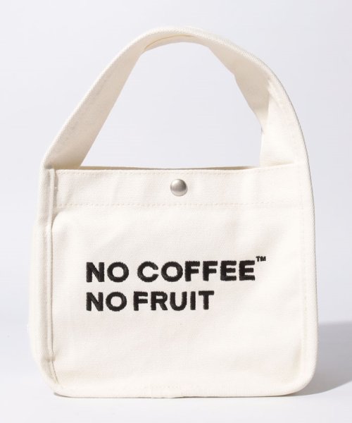 FRUIT OF THE LOOM(フルーツオブザルーム)/FTL x NO COFFEE　DF LUNCH BAG/オフホワイト