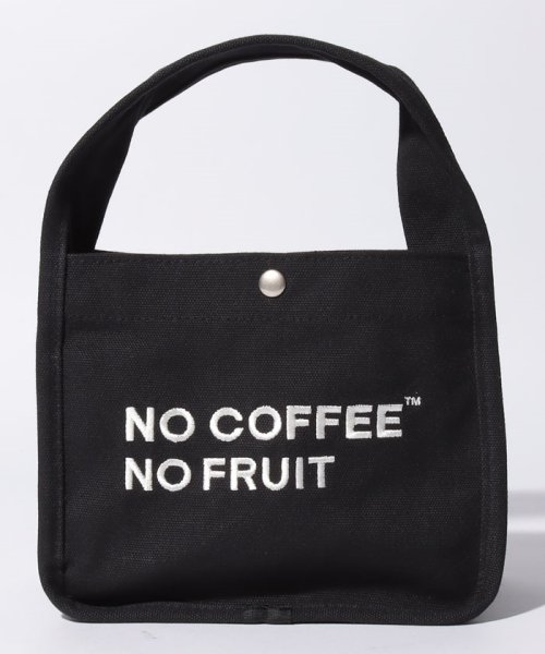 FRUIT OF THE LOOM(フルーツオブザルーム)/FTL x NO COFFEE　DF LUNCH BAG/ブラック