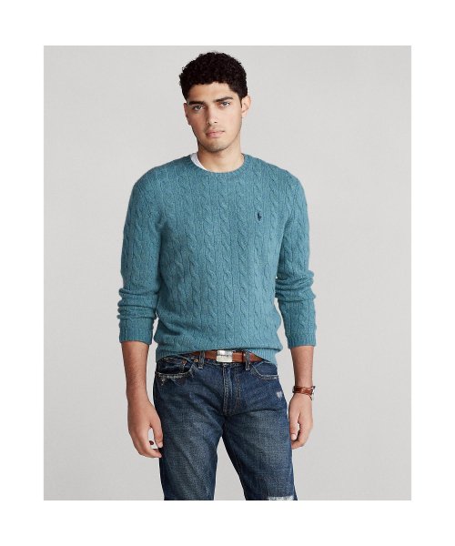 ケーブル ウールカシミヤ セーター メンズファッション 阪急百貨店公式通販 阪急 Men S Online Store