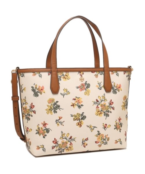 トリーバーチ アウトレット トートバッグ ショルダーバッグ ケリントン 花柄 ブラウン ベージュ レディース Tory Burch 117 トリーバーチ Tory Burch Magaseek