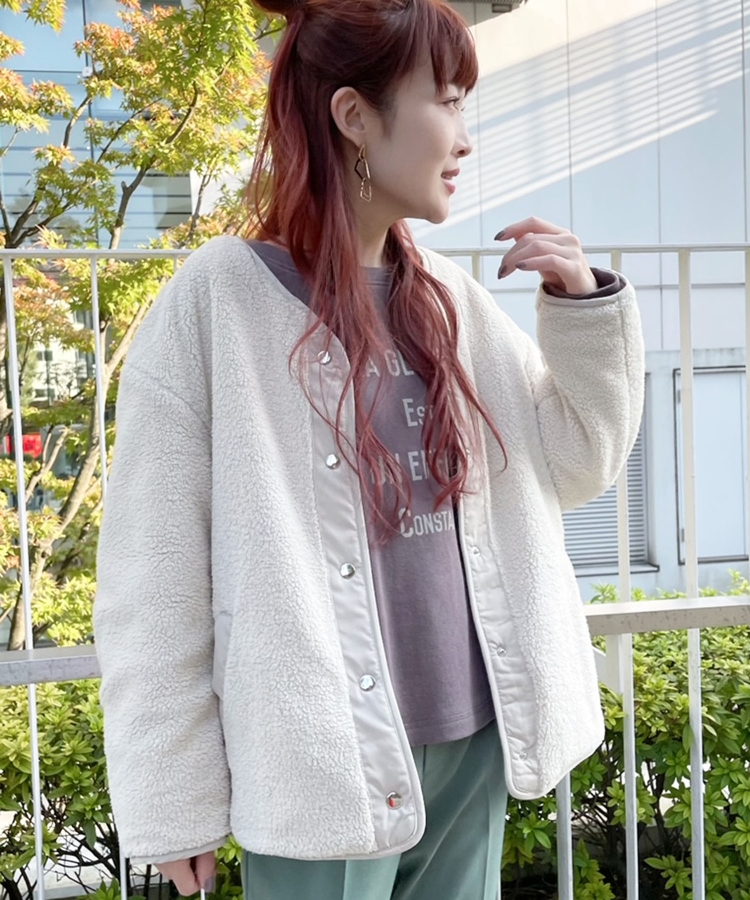 D T Max Mara Justin フードリバーシブルブルゾン コート サイズを選択してください It42 M Bergengokart No