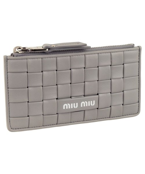 MIUMIU(ミュウミュウ)/【MiuMiu(ミュウミュウ)】MiuMiu ミュウミュウ CARD CASE＆COIN CASE/NUBE