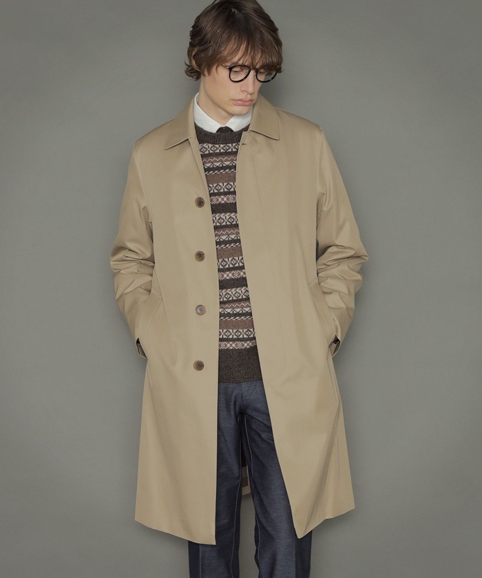 DUNKELD ML】ギャバジンステンカラーコート(504308408)｜HANKYU MEN'S