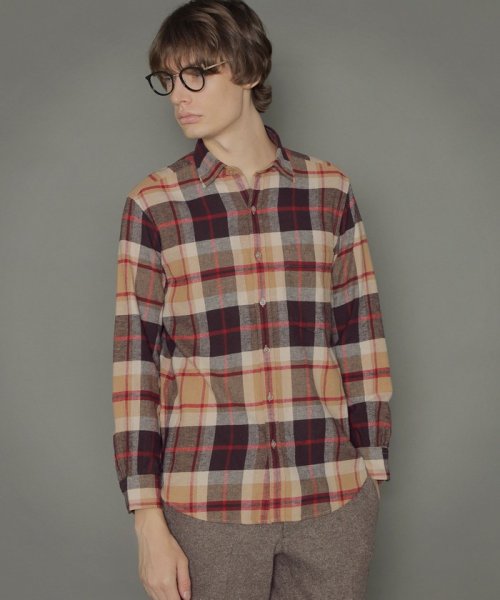 綿カポックハウスチェックシャツ Hankyu Men S 阪急メンズ 綿カポックハウスチェックシャツ Hankyu Men S 阪急メンズ