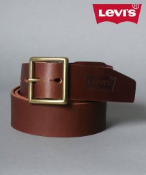 SITRY(SITRY)/【SITRY】【Levi's】別注 スクエアバックル 40mm 刻印 レザーベルト/ダークブラウン