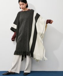 ADAM ET ROPE'(アダム　エ　ロペ)/【ADAWAS】FRINGED KAFTAN/オフホワイト（15）