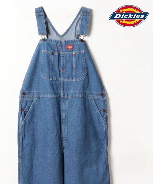 marukawa shonan(marukawa shonan)/【Dickies/ディッキーズ】 デニム オーバーオール /DK100/DK8396 ユニセックス ワーク ＤＩＹ カジュアル /ブルー