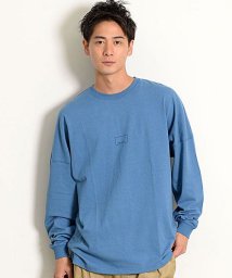 CavariA/CavariA バックプリントクルーネックドルマンスリーブビッグTシャツ メンズ 長袖 大きいサイズ ビッグシルエット オーバーサイズ ロンT カットソー プリ/504328403