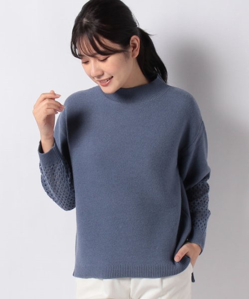 メッシュ切替えニットプルオーバー レディースファッション 阪急百貨店公式通販 Hankyu Fashion