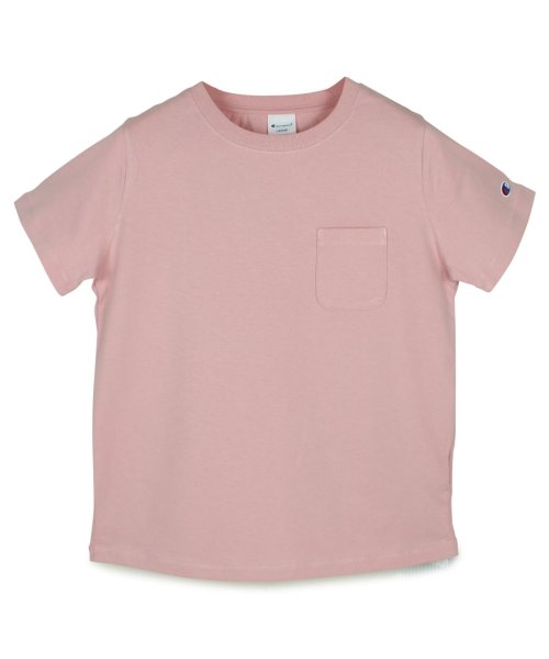 CHAMPION(チャンピオン)/チャンピオン Champion Tシャツ 半袖 レディース ポケット POCKET T－SHIRT ブラック ホワイト グレー ブラウン カーキ オフ ピンク /ピンク系