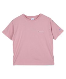 CHAMPION/チャンピオン Champion Tシャツ 半袖 レディース クルーネック SHORT SLEEVE T－SHIRT ブラック ホワイト カーキ オフ ピンク 黒/504029750