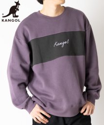 KANGOL(KANGOL)/【KANGOL】 カンゴール 切替デザイン 長袖スウェット/パープル