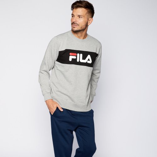 fila(men)(フィラ（メンズ）)/【フィラ】クルースウェット/杢グレー