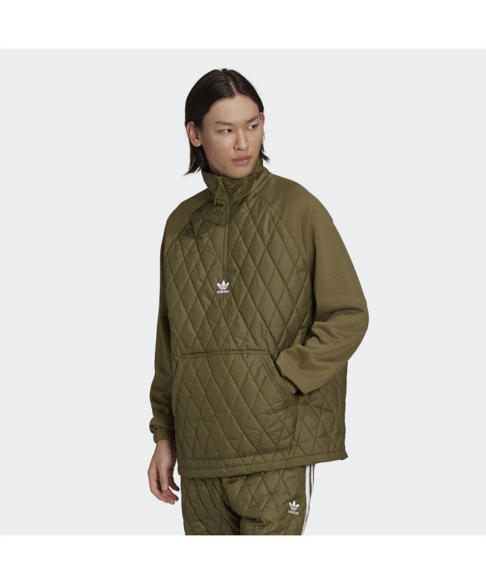 贈物 アディダス adidas ハーフジップ スウェット レディース