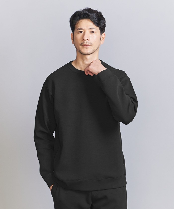 WEB限定 WARDROBE SMART】ダブルニット クルーネック スウェット