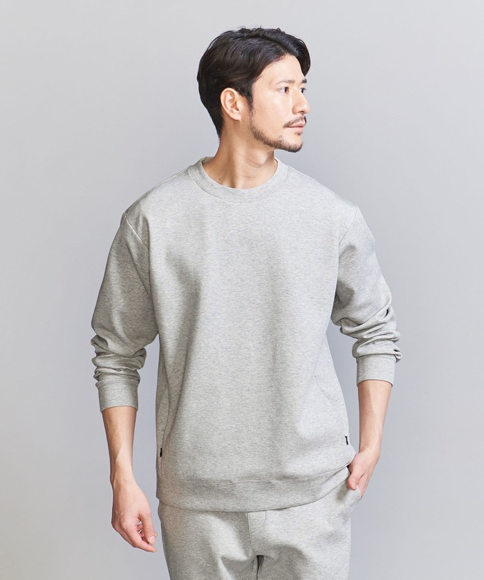 WEB限定 WARDROBE SMART】ダブルニット クルーネック スウェット