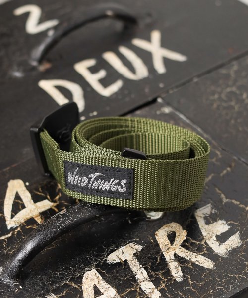 ar/mg(エーアールエムジー)/【63】【WT23052P， WT19154P】【WILD THINGS】PP WEBBING BELT/オリーブ