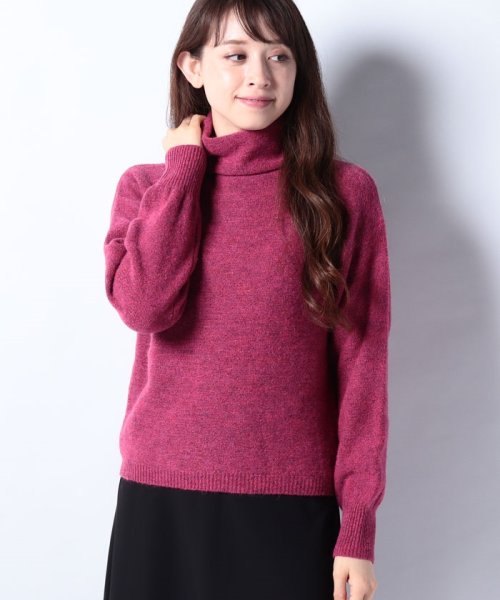 セール バルーンスリーブオフタートルネックニット セーター ベネトン レディース Benetton Women Magaseek