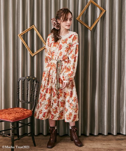 セール アクシーズファム Axes Femme ミュシャ ガウンワンピース Magaseek
