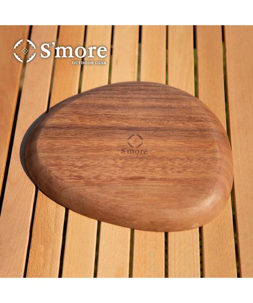 S'more(スモア)/【smore】S'more / Woodi plate L 木製/ブラウン