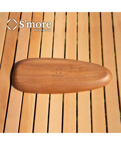 S'more(スモア)/【smore】S'more / Woodi plate N (横長) 木製 食器【30×12cm Nサイズ】/ブラウン
