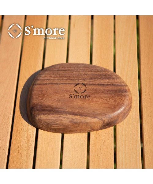 S'more(スモア)/【smore】S'more / Woodi plate S 木製/ブラウン