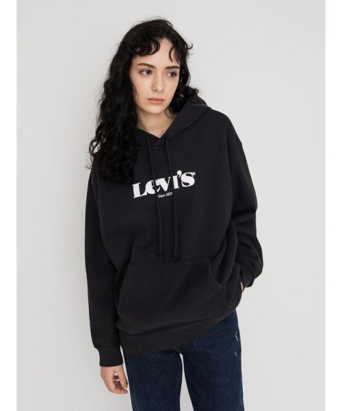 Levi's(リーバイス)/GRAPHIC STANDARD HOODIE NEW LOGO II CAVIAR/BLACKS