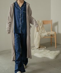 Fashion Letter(ファッションレター)/ゆるっとリラックス♪ おうちでの時間に着たいロングカーディガン トッパーコート コーディガン カーディガン ロングカーディガン レディース ワンマイル アウター/グレー