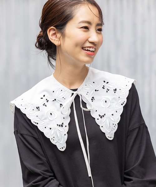 セール】レース襟 レディース つけ襟 つけ衿 白いレース襟 付け襟 付け  