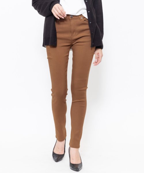 セール ストレッチレギパン レディース ボトムス ツイルストレッチ素材 伸びる レギンスパンツ スキニーパンツ ミリアンデニ Mili An Deni Magaseek