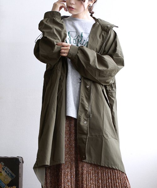 オーバーサイズ フレアモッズコート イーザッカマニアストアーズ E Zakkamaniastores Magaseek