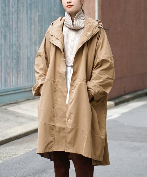 オーバーサイズ フレアモッズコート イーザッカマニアストアーズ E Zakkamaniastores Magaseek