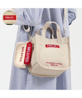 MILK FED/ミルクフェド ショルダーバッグ MILKFED. EMBROIDERED BAR MINI SHOULDER BAG W/STRAP 103213053009/504333375