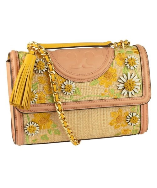 TORY BURCH(トリーバーチ)/【Tory Burch(トリーバーチ)】ToryBurchトリーバーチ Fleming Embroidered Bag/イエロー