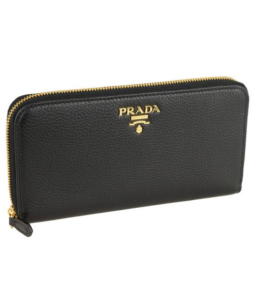 PRADA(プラダ)/【PRADA(プラダ)】PRADA プラダ 長財布 ラウンドファスナー/ブラック