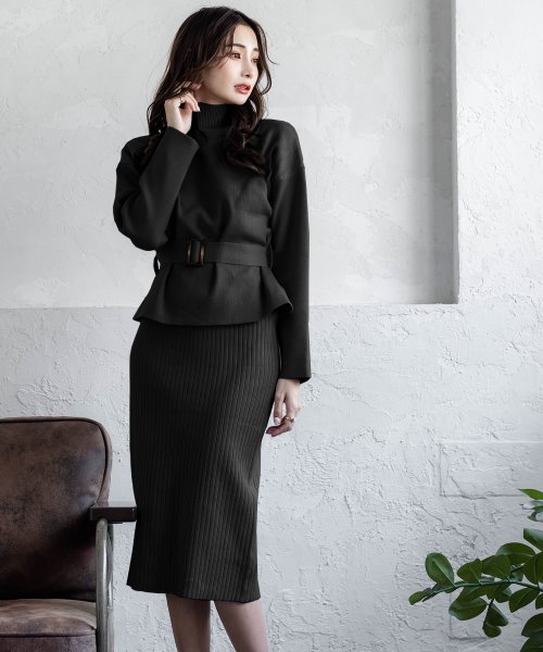 セール ウエストマークトップス タイトスカートセットアップ ジュリアブティック Julia Boutique Magaseek