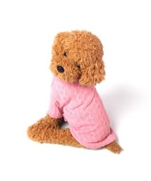 HAPPY DOG!!(はっぴーDOG！！)/犬 服 犬服 犬の服 セーター ニット ケーブルニット トップス ハイネック ドッグウェア/ピンク