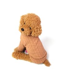 HAPPY DOG!!(はっぴーDOG！！)/犬 服 犬服 犬の服 セーター ニット ケーブルニット トップス ハイネック ドッグウェア/ブラウン
