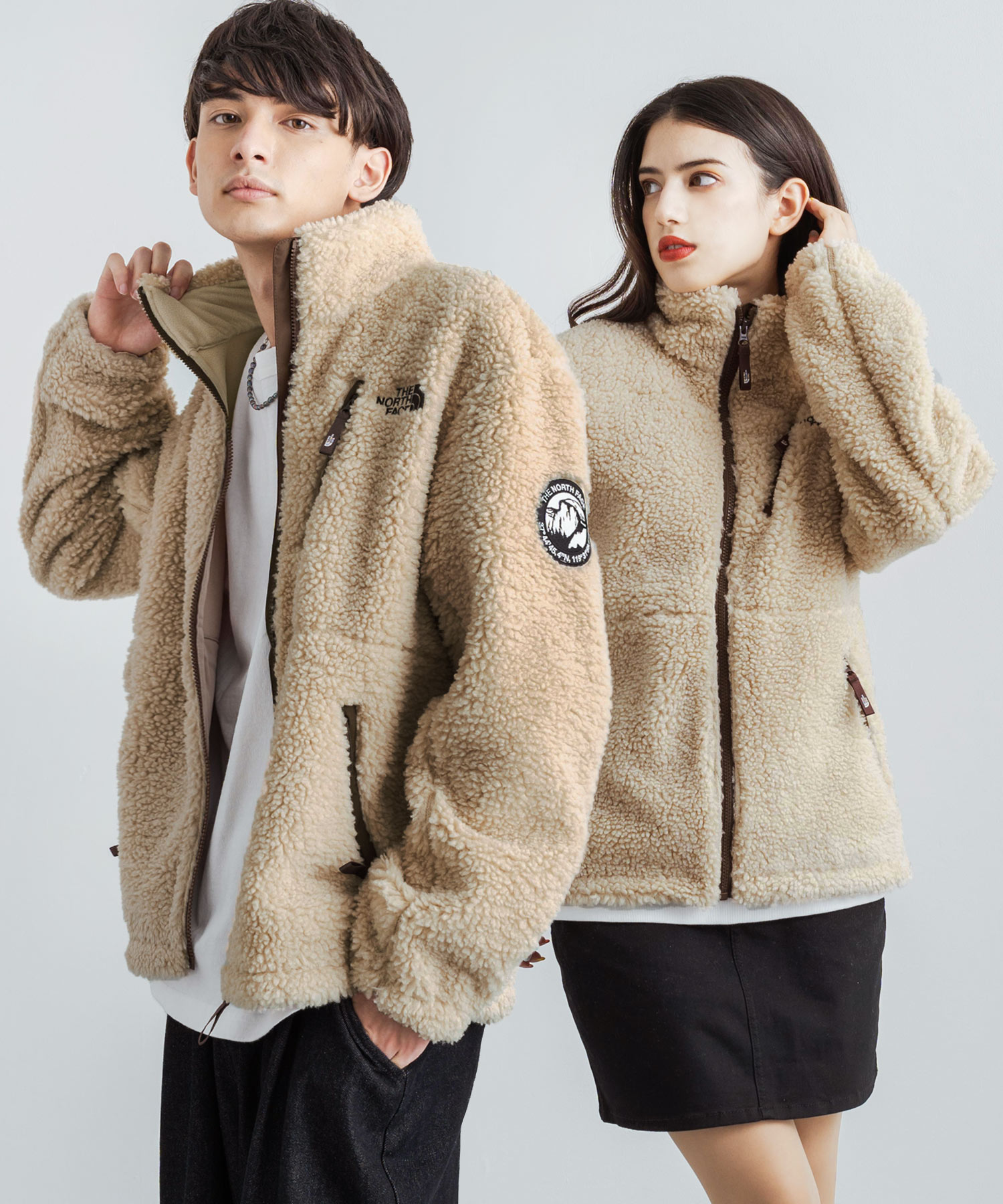 THE NORTH FACE ノースフェイス 韓国 WHITE LABEL ホワイトレーベル RIMO FLEECE JACKET メンズ レディース  ボアジャ