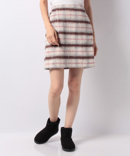 セール Majestic Legon マジェスティックレゴン フワフワチェックミニスカート マジェスティックレゴン Majestic Legon Magaseek