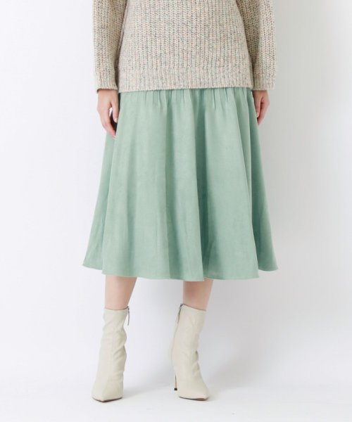 シンセティックスエード プリーツスカート エポカ Epoca Magaseek