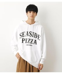 RODEO CROWNS WIDE BOWL(ロデオクラウンズワイドボウル)/SEA SIDE PIZZA パーカー/WHT