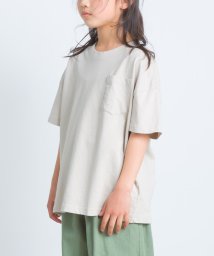 OMNES(オムネス)/【OMNES】キッズ 製品洗いコットンビッグ半袖Tシャツ/グレー