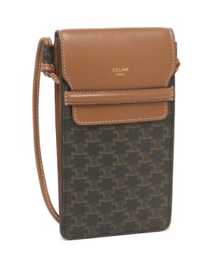 CELINE/セリーヌ ショルダーバッグ フォンポーチ トリオンフ ブラウン メンズ レディース CELINE 10G332CQD 04LU/504336593