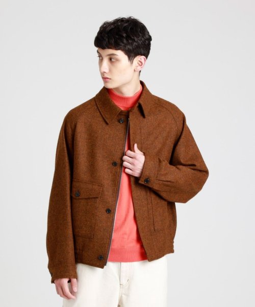Grey Label ブリティッシュウールショートブルゾン メンズファッション 阪急百貨店公式通販 阪急 Men S Online Store