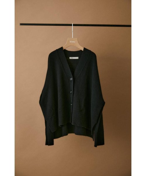 BLACK BY MOUSSY(ブラックバイマウジー)/trinity basic cardigan/BLK