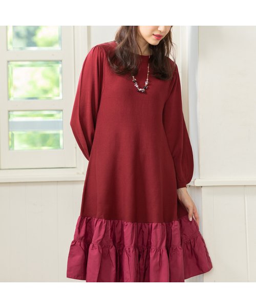 セール フリル切替えニットワンピース ローズティアラ Rose Tiara L Size Magaseek セール フリル切替えニットワンピース ローズティアラ Rose Tiara L Size Magaseek