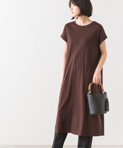 Omnes Another Edition 汗じみ防止 リブワンピース オムネス Omnes Magaseek
