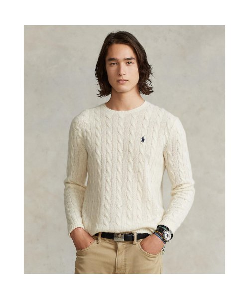 ケーブルニット ウールカシミヤ セーター メンズファッション 阪急百貨店公式通販 阪急 Men S Online Store