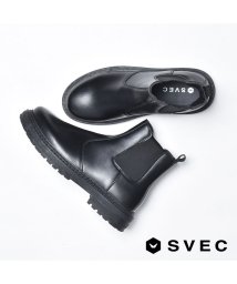 SVEC(シュベック)/ブーツ ショートブーツ サイドゴア SPB920－6/ブラック